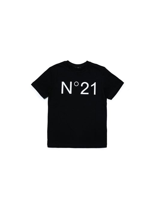 T-shirt, bambina, logata. N°21 | N21173 N01530N900